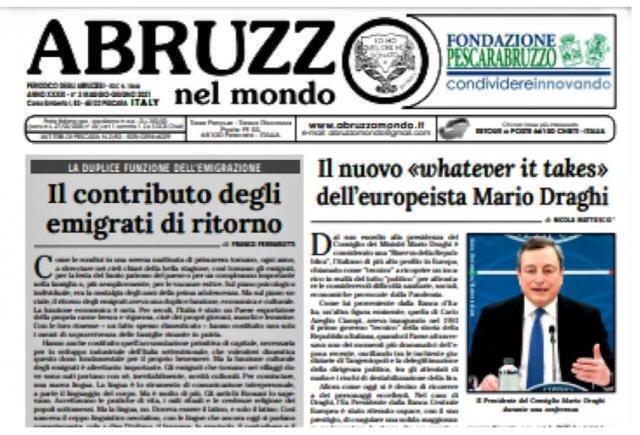 pandemia e gli emigrati italiani nelle riflessioni di Franco Ferrarotti sull’ultimo numero di Abruzzo nel Mondo