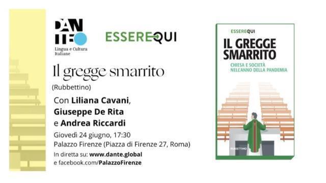 Il gregge smarrito: la Chiesa italiana alla prova della pandemia”: la Dante Alighieri ospita a Roma la presentazione del volume