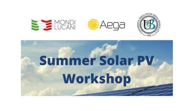 Premio Mondi Lucani: a Cori il Summer Solar Pv Workshop