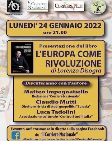 Presentazione on line del libro “L’Europa come rivoluzione- Pensiero e azione di Jean Thiriart”