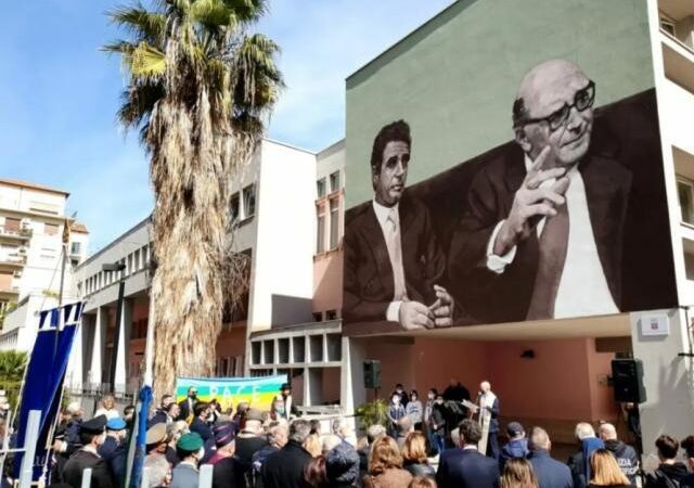 A Palermo un murale in memoria di Cesare Terranova e Lenin Mancuso