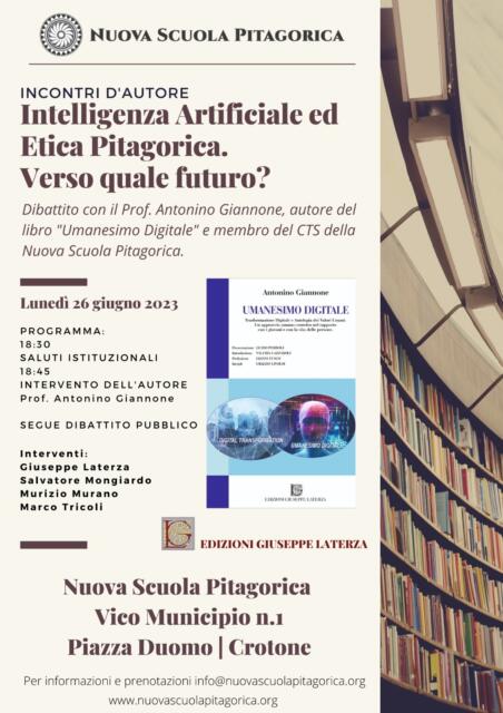 Intelligenza Artificiale ed Etica Pitagorica. Verso quale futuro? 