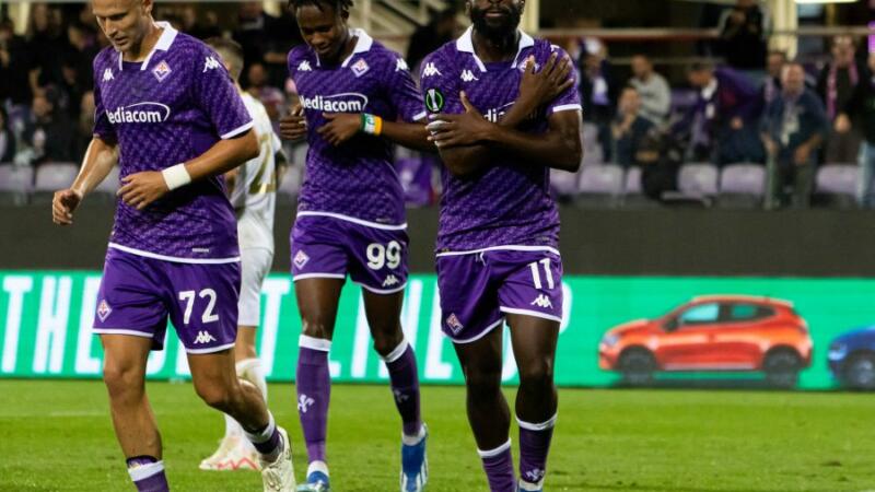 La Fiorentina fa 6 gol al Cukaricki in Conference
