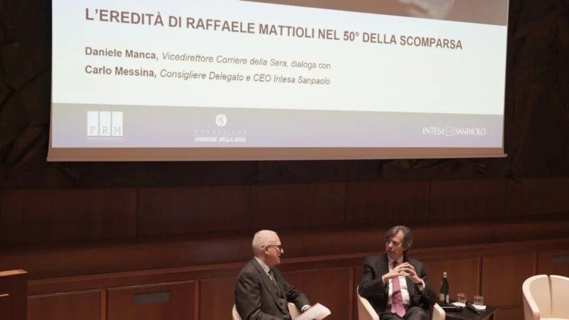 Intesa Sanpaolo ricorda Raffaele Mattioli a 50 anni dalla scomparsa