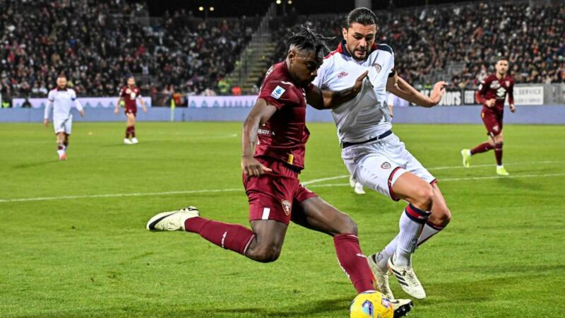 Il Torino vince a Cagliari 2-1 nell’anticipo