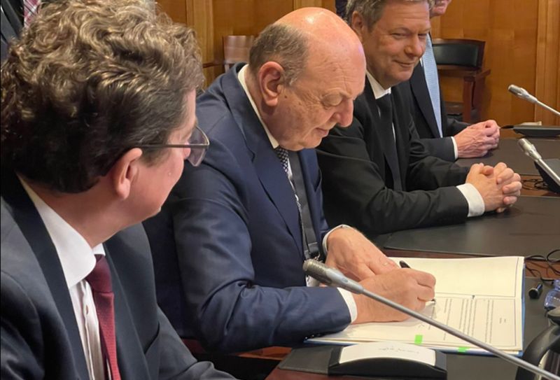 Gas, firmato a Berlino accordo di solidarietà tra Italia e Germania