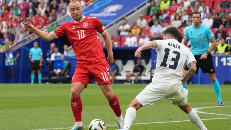 Eriksen non basta, Slovenia ferma Danimarca 1-1