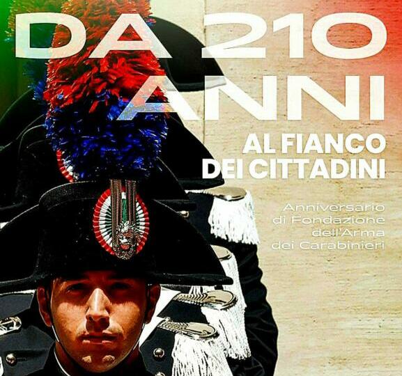 5 Giugno, giornata nazionale dell’Arma dei Carabinieri