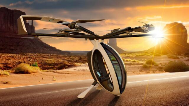 Tra poco il trasporto urbano passerà dalla strada al cielo con AirScooter