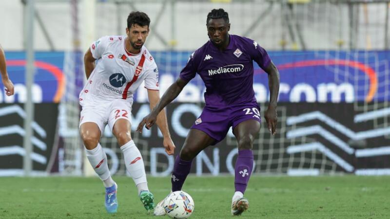 Monza avanti di due gol, Fiorentina 2-2 al 96′ con Gosens