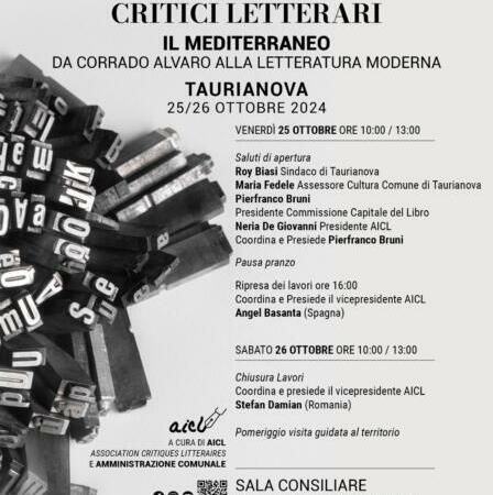 Convegno internazionale dei critici letterari a Taurianova