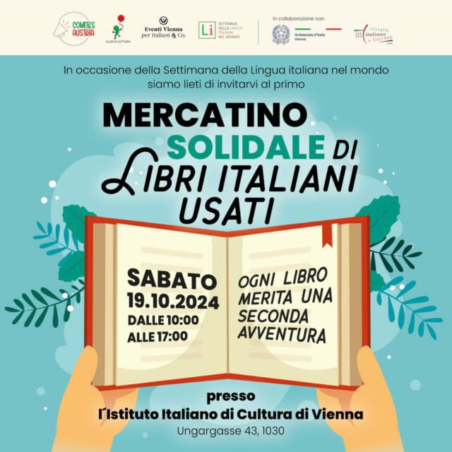 Mercatino solidale di libri italiani usati