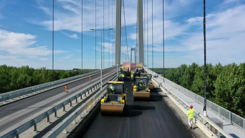 Webuild, sul Ponte di Braila riasfaltatura con miscela ultraresistente