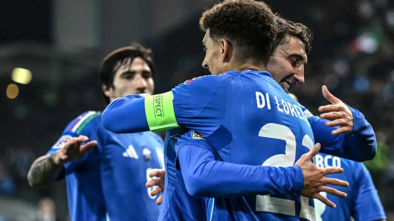 Poker azzurro in Nations League, Israele travolto 4-1