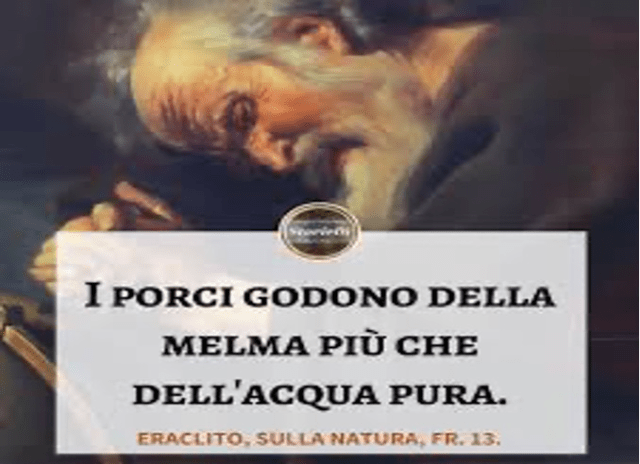 I porci godono della melma più che dell’acqua pura